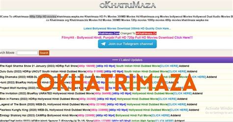 Okhatrimaza.in  After selecting the movie of your choice, you can choose any of the high quality (320p) of that movie
